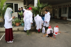 Penyemprotran Disinfektan di Unsurya